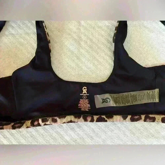 Good American Leopard Print Sports Bra Size 0 - Picture 3 of 4